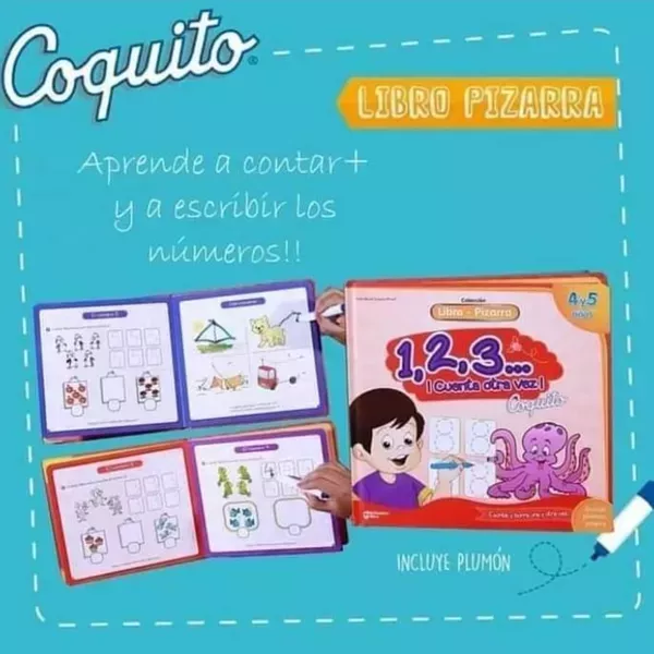 Libro pizarra 4/5 años 2