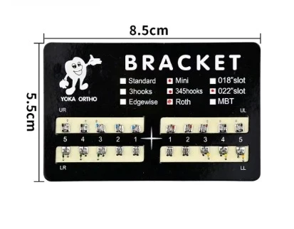 JUEGO DE BRACKETS MINI ROTH .022