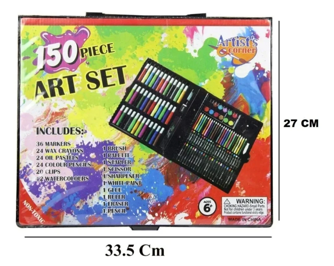 Set De Arte Maleta 150 Piezas Lápices Para Colorear 3