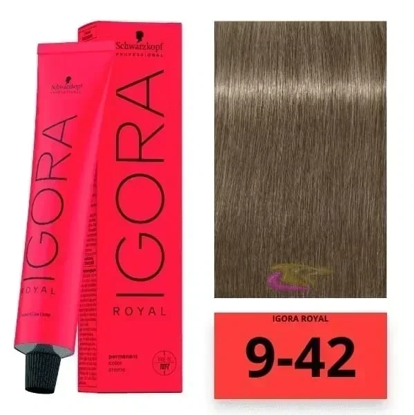 igora 9.42 tinte rubio claro beige humo