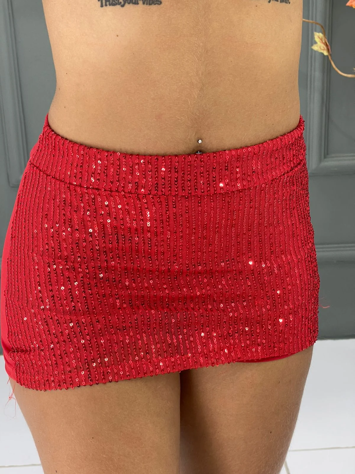 SHORT SAIA PAETÊ DE LUXO 