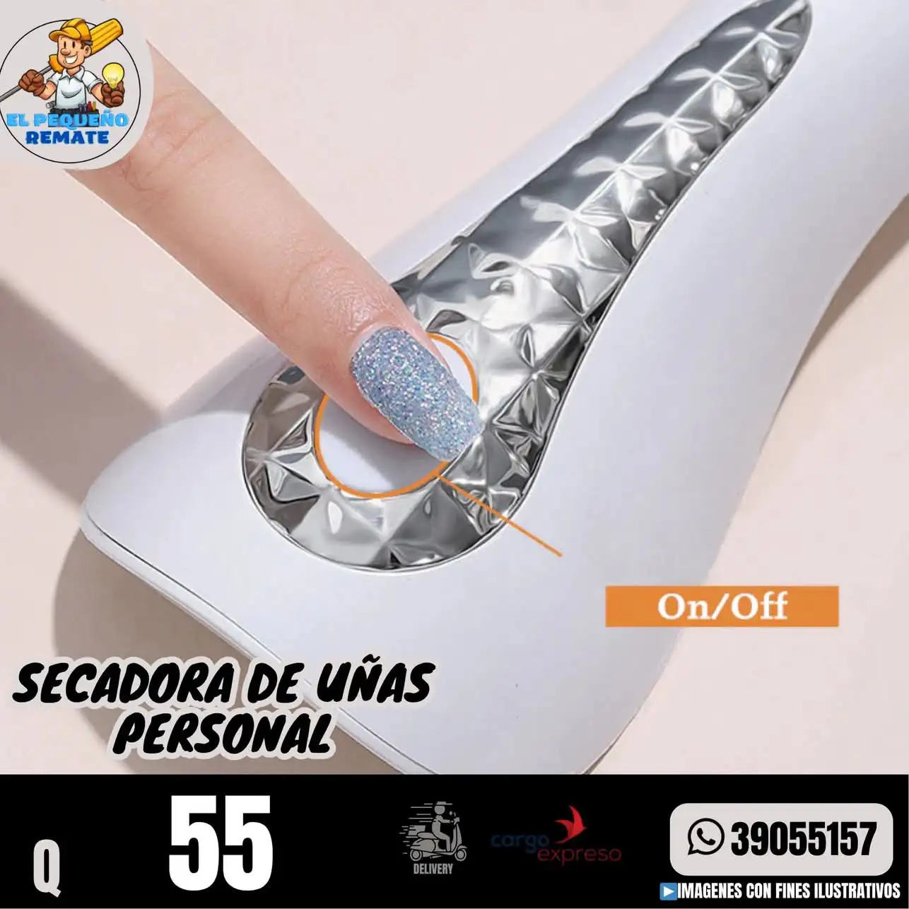 SECADORA DE UÑAS PERSONAL 2