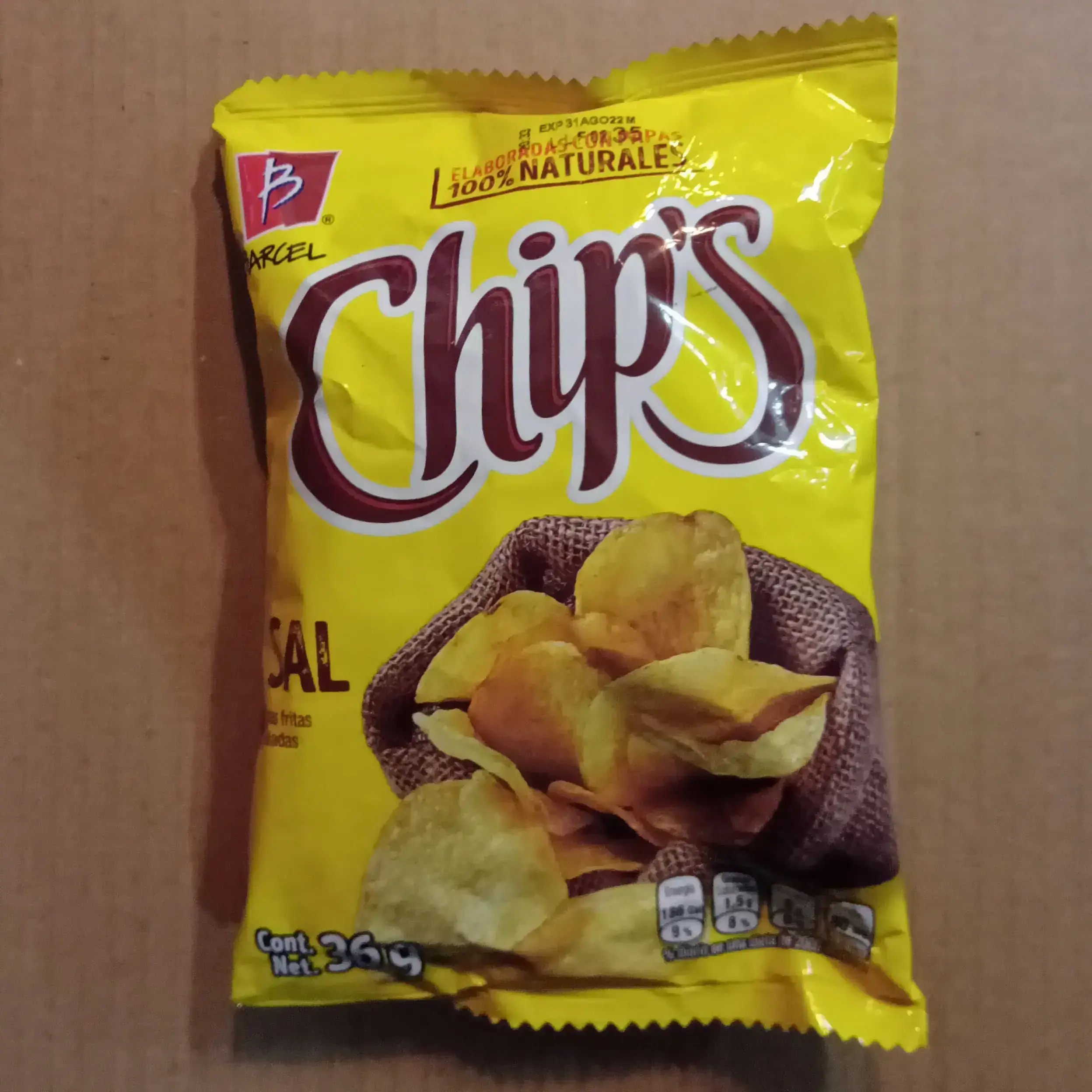 Chips sal 36 g