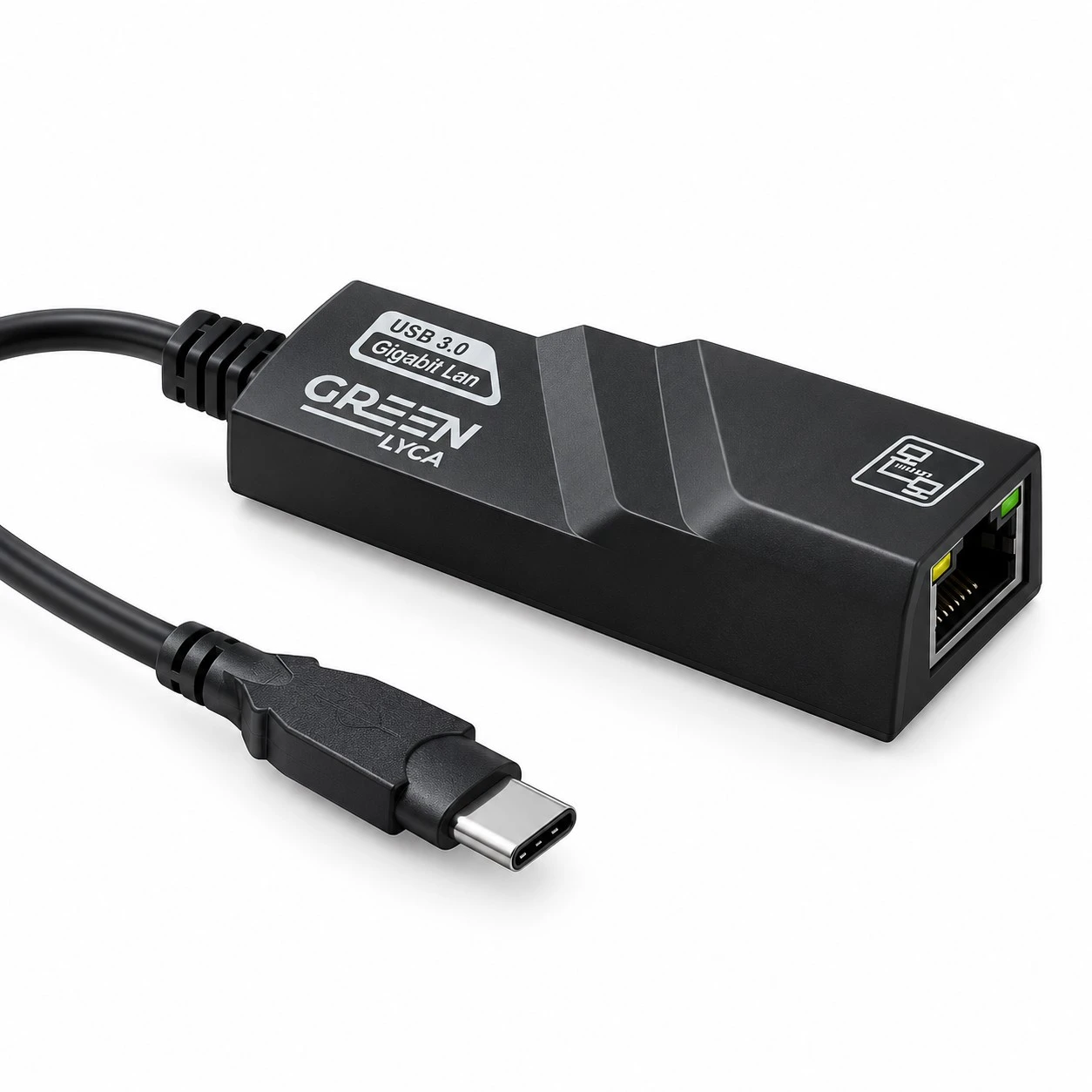 Adaptador Ethernet USB-C a Gigabit 1000Mbps Green Lyca G-1346 | Electrónica Joma