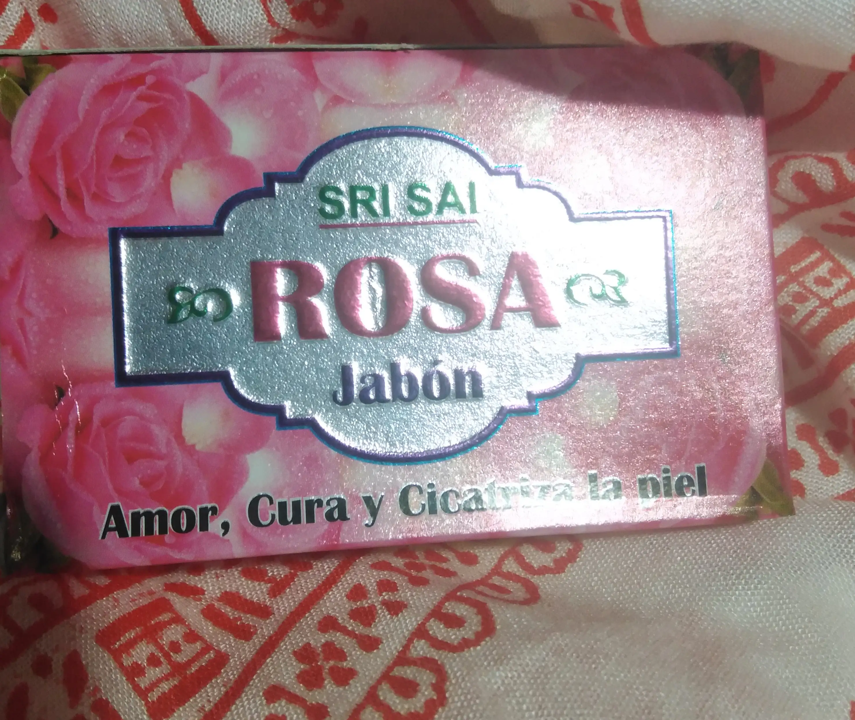 Jabones importados de india , rosa , favorece y atrae tu ser amado 
