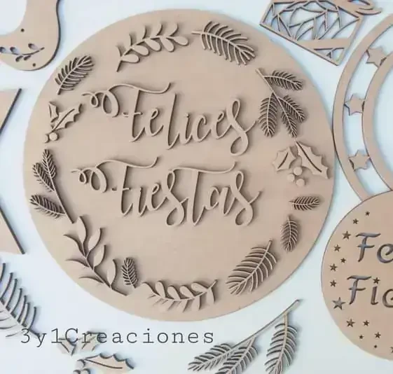 CARTEL RAMITAS FELICES FIESTAS 2
