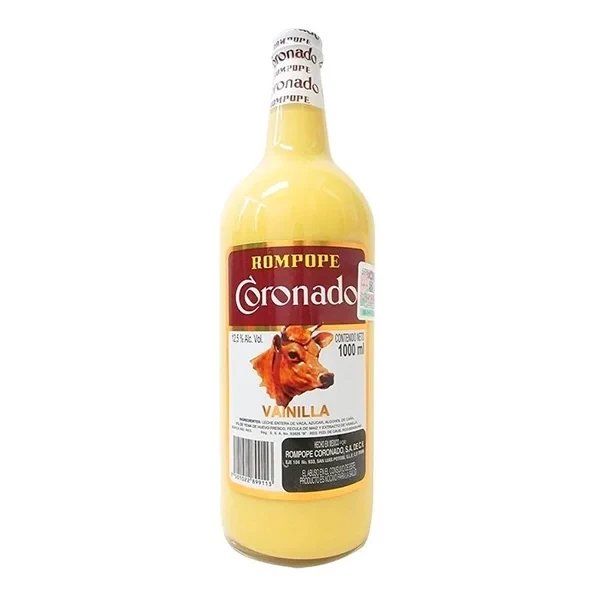 Rompope coronado sabor vainilla  1 L 10 % ALC. VOL.