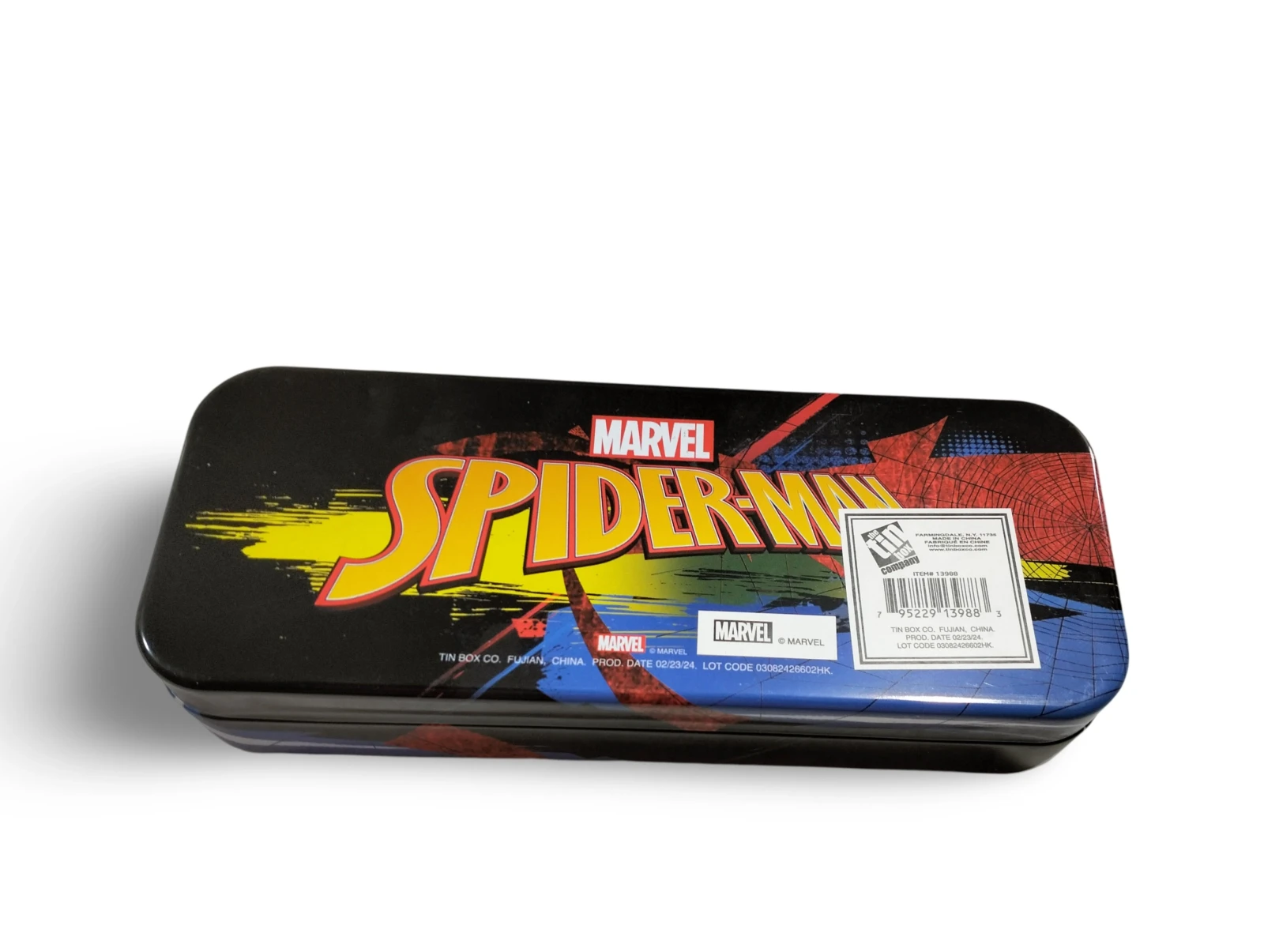 Caja lapicera Spider-man