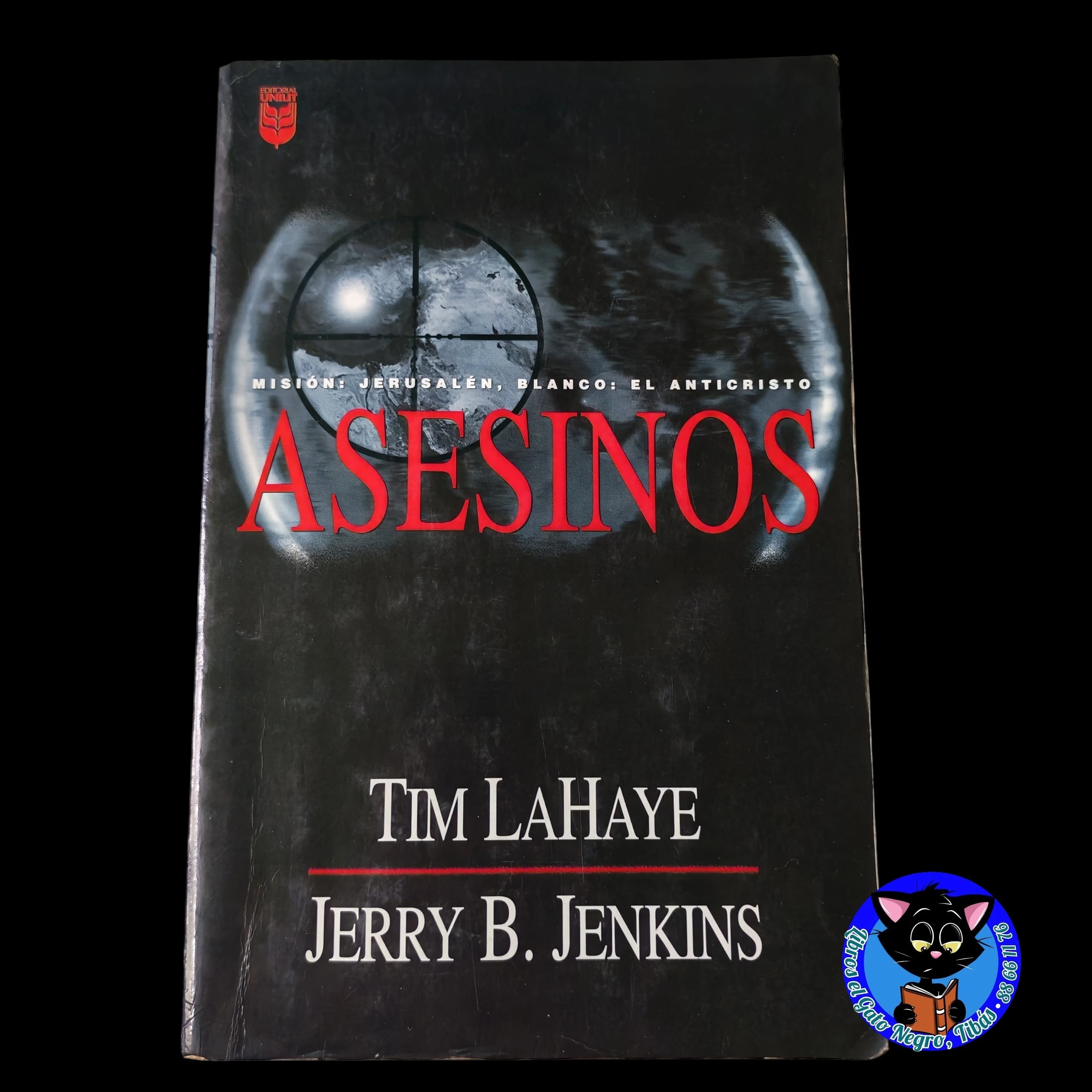 Asesinos, misión Jerusalén, Blanco el Anticristo, T. LaHaye y J.B. Jenkins, usado