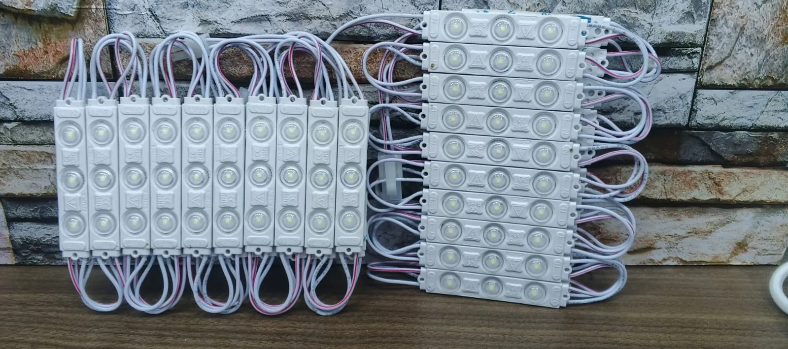 Luces LED de 20 módulos de 110V luz blanca 