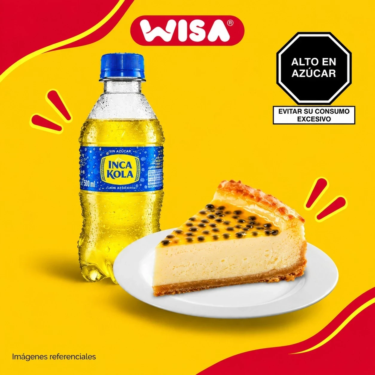 Cheesecake De Maracuyá + Inca Kola 300 ML