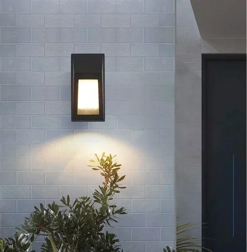 APLIQUE PARED LED NEGRO 10W IP65 3