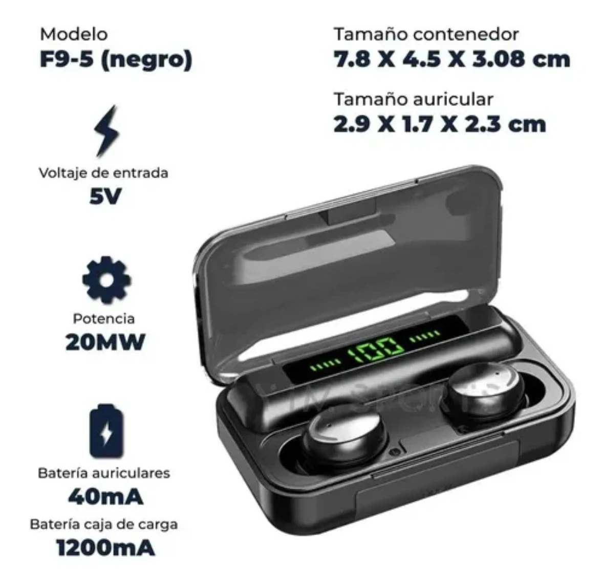 Audífonos Bluetooth 5.4 Gaming Buytiti ST-W130- Estuche 800mAh 6