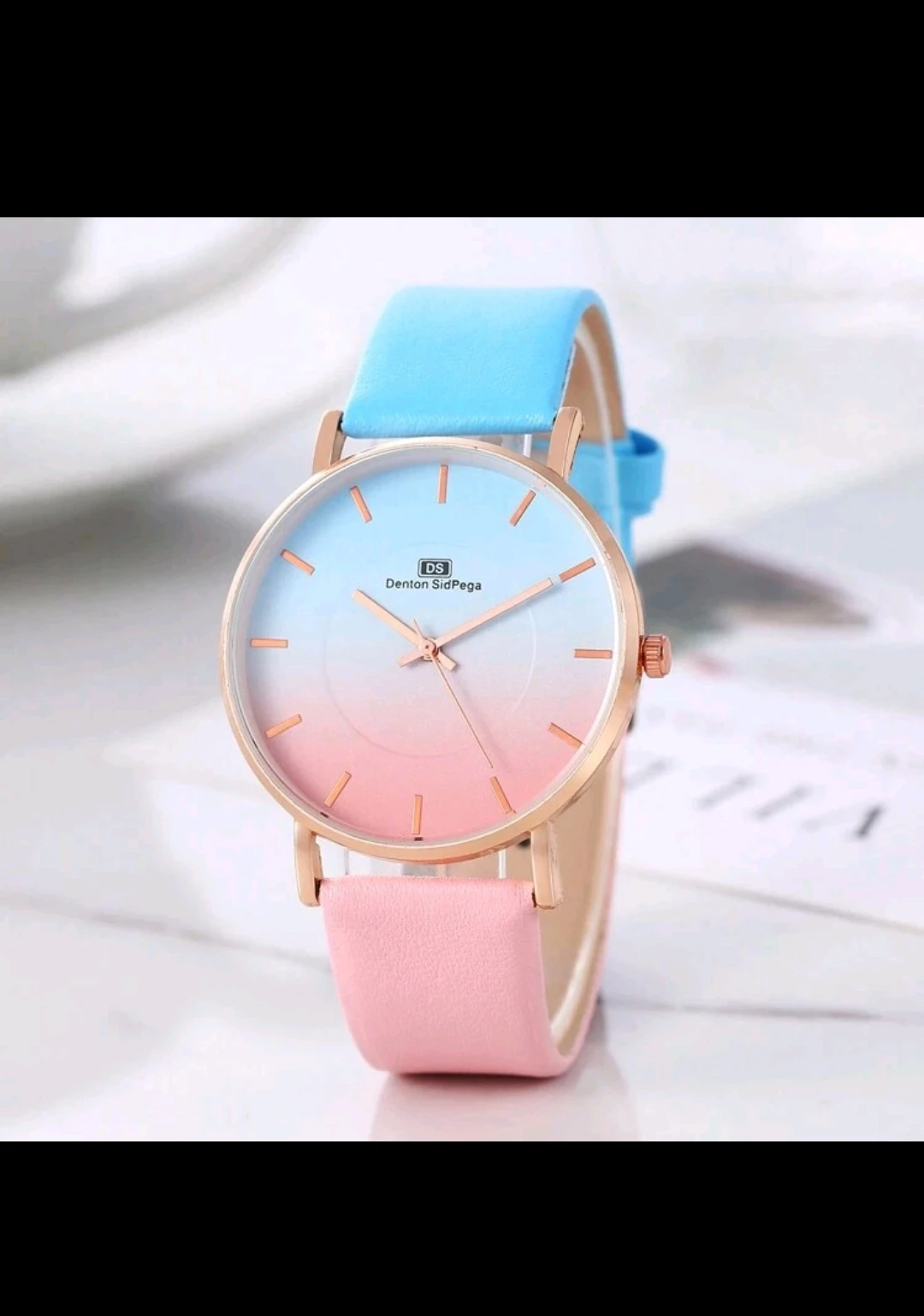 Reloj DentonSig-Page Rosa/Azul 3