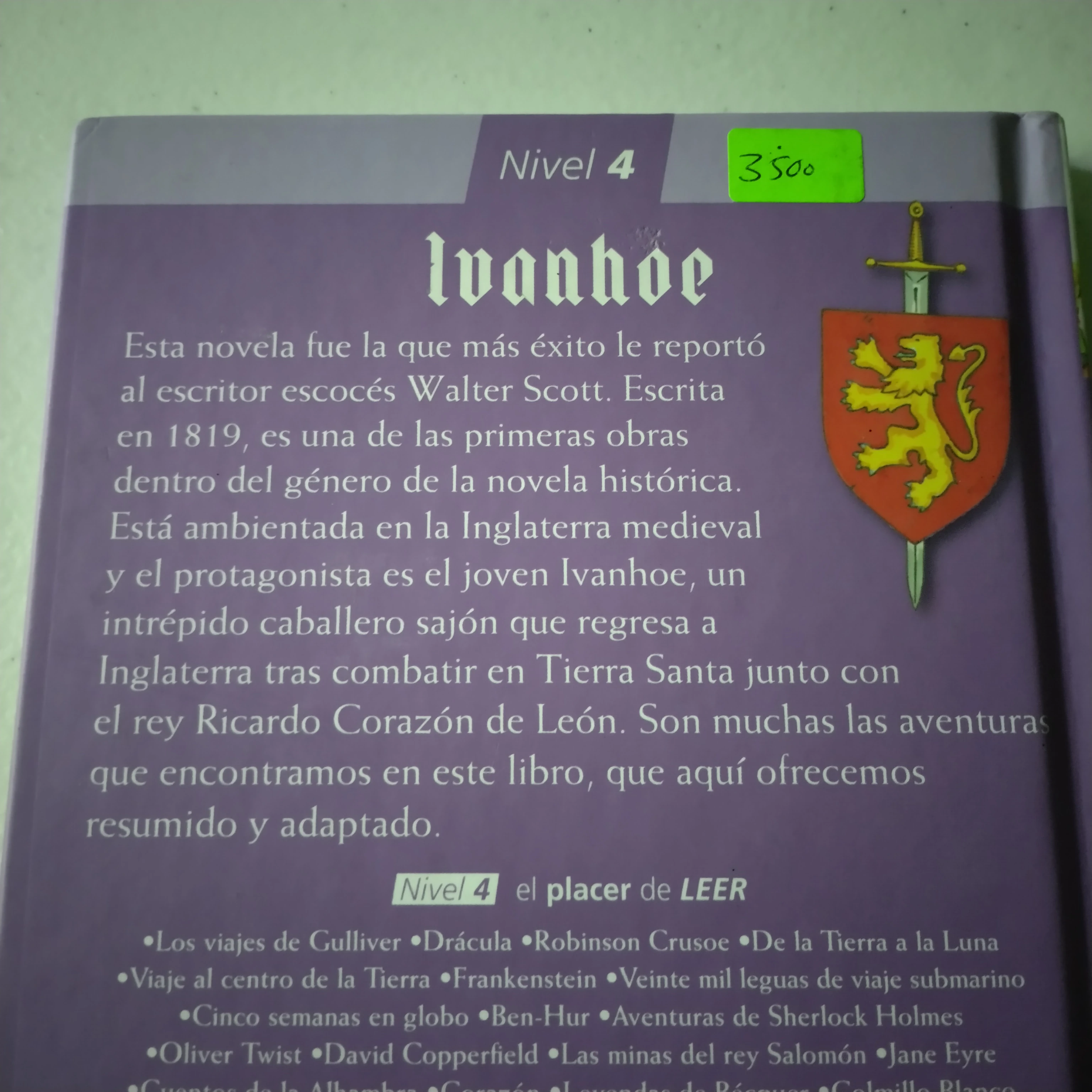 Ivanhoe, Walter Scott, infantil  2