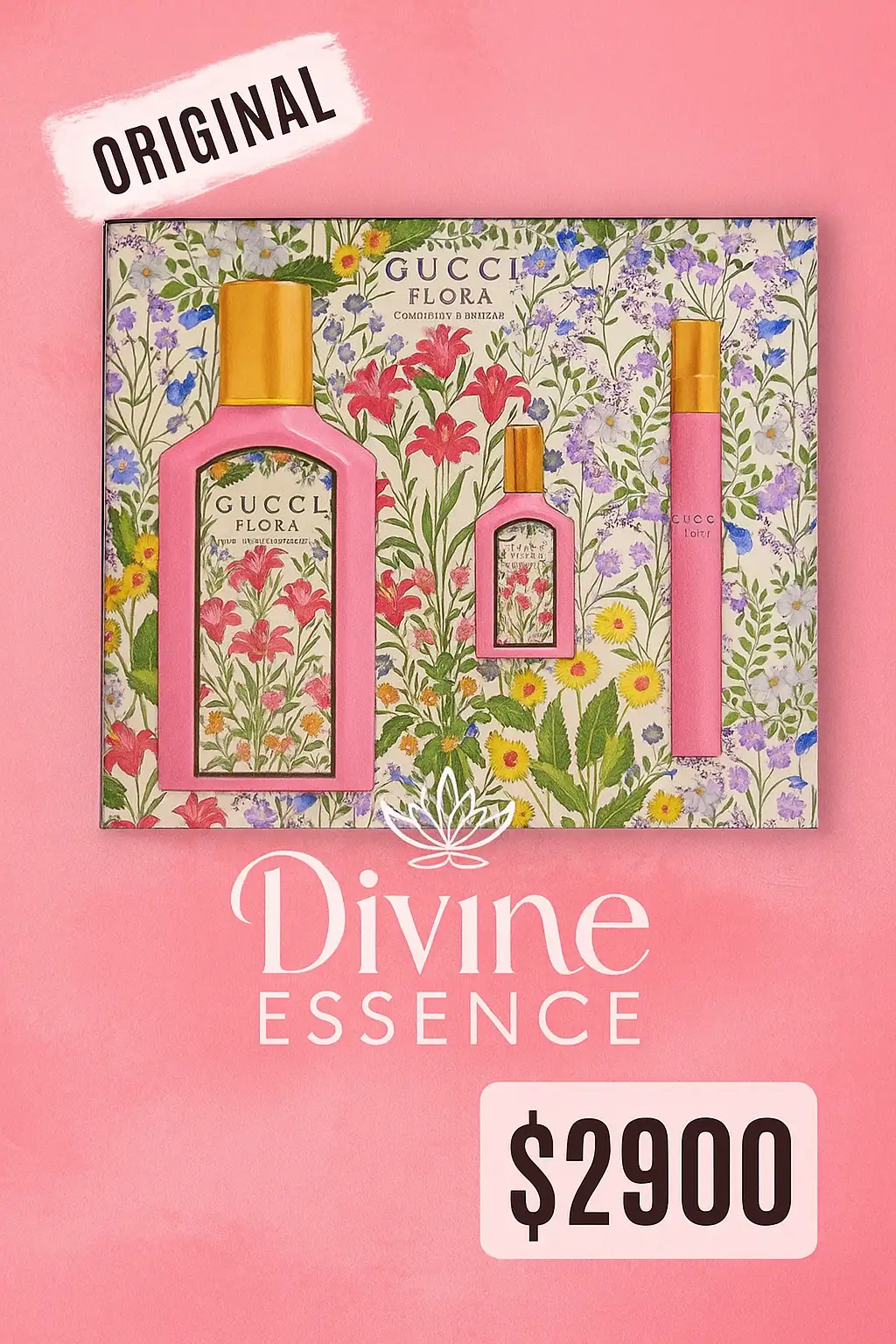 Set 3 piezas Flora Gorgeous Gardenia EDP - Gucci