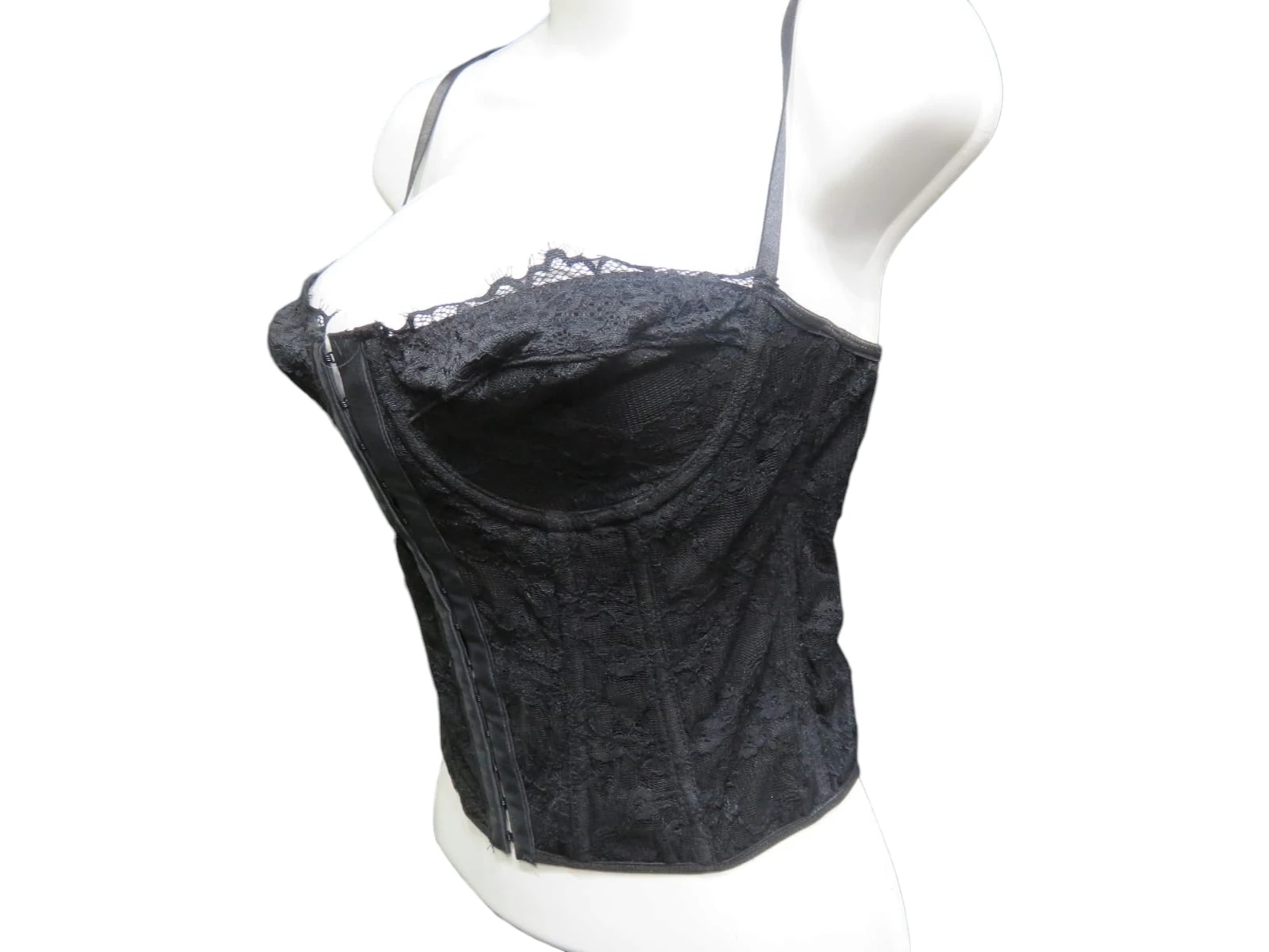 Crop top encaje gancho 3
