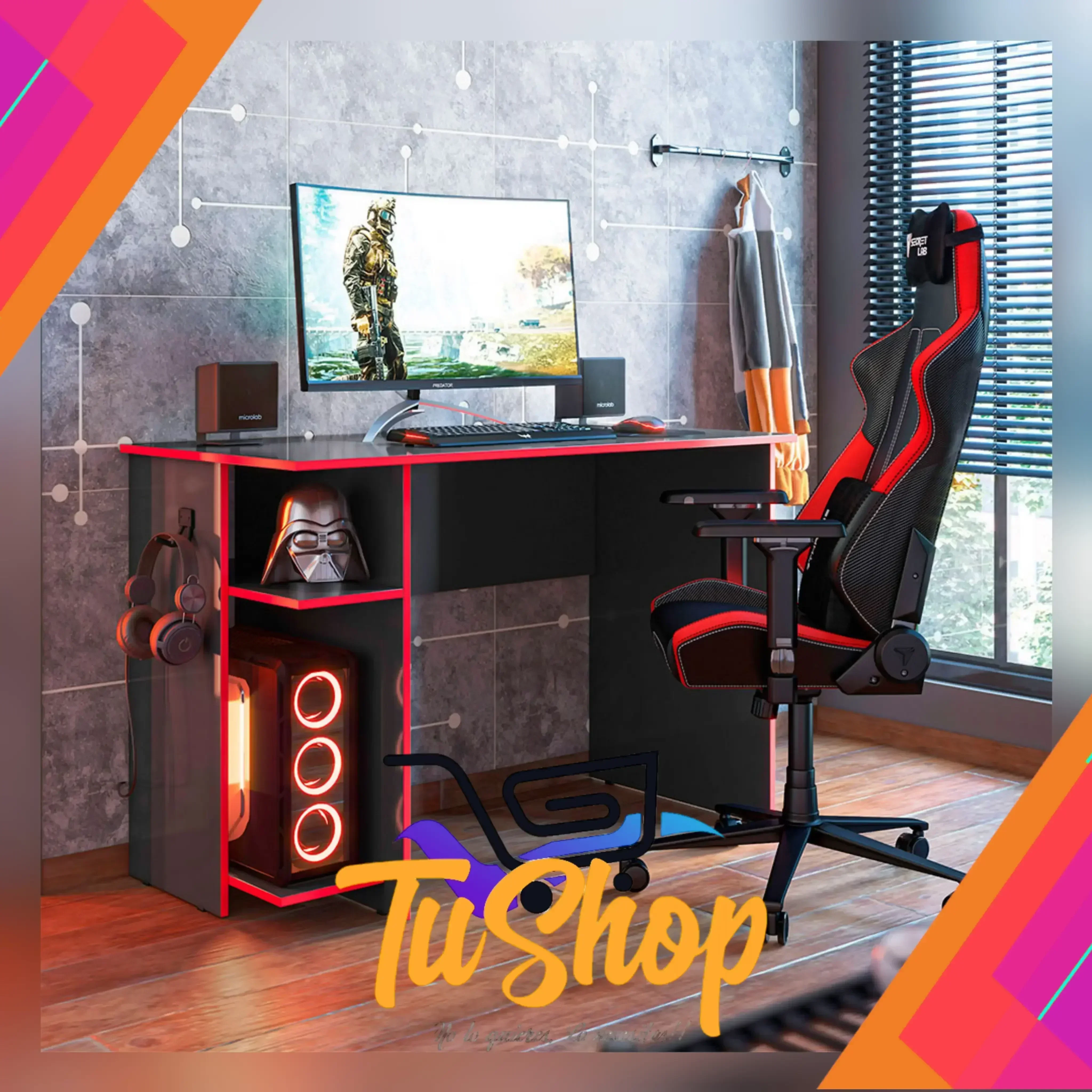 Escritorio Gamer Red Lyon