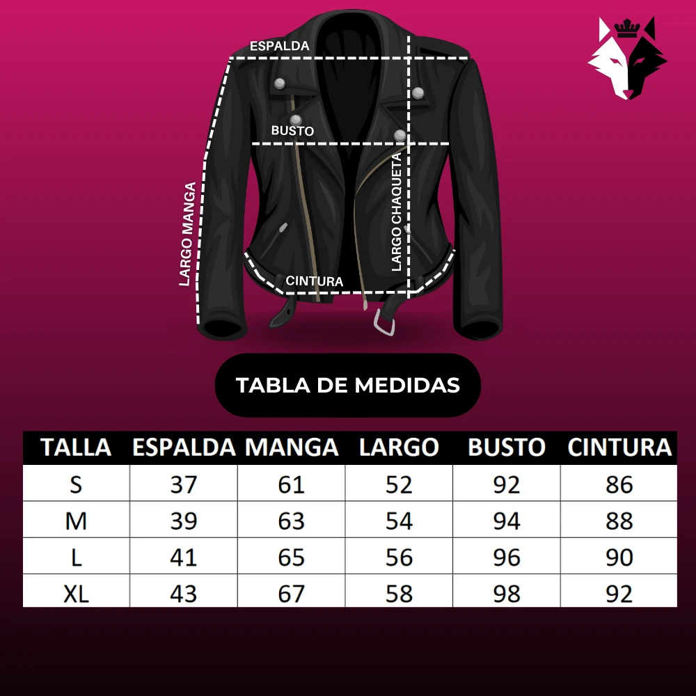 Chaqueta Dama motera 4