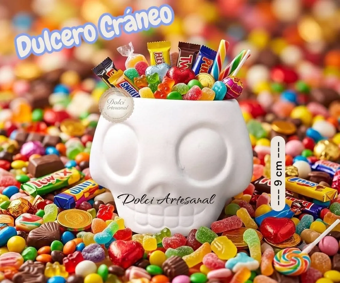 Cráneo dulcero & maceta 