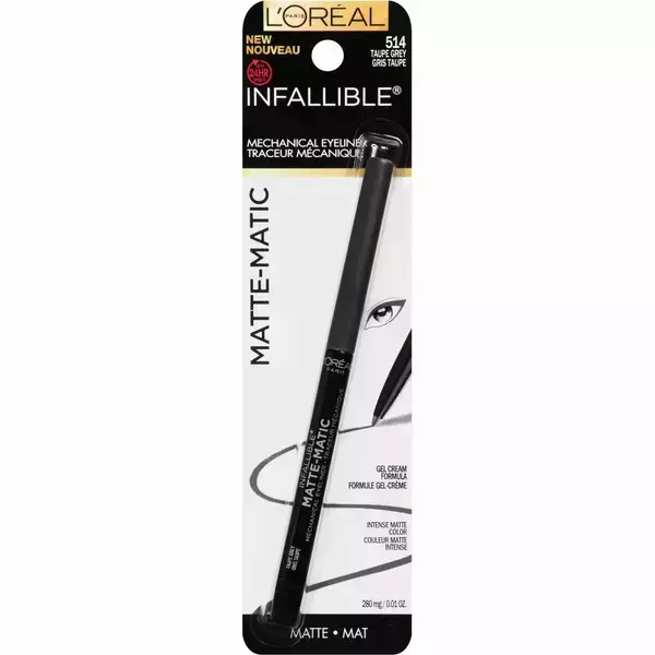 Lápiz de ojos Super Slim Eyeliner Infallible, Color Gris-514