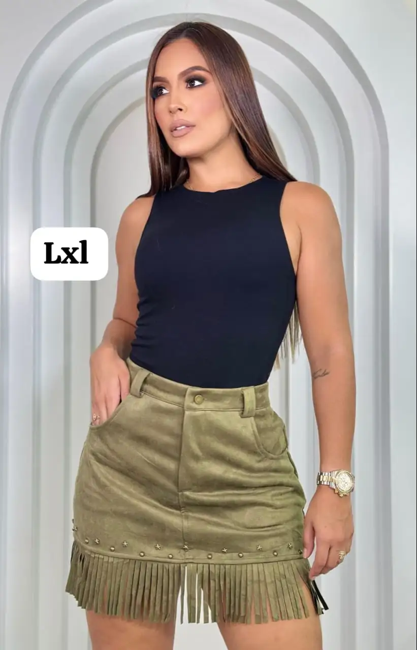 🥳😍 Hermosa falda estilo texana ✨💕 3