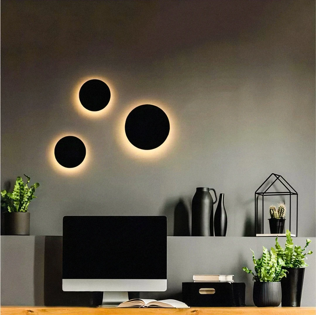  Aplique LED Tipo Luna 12w 7