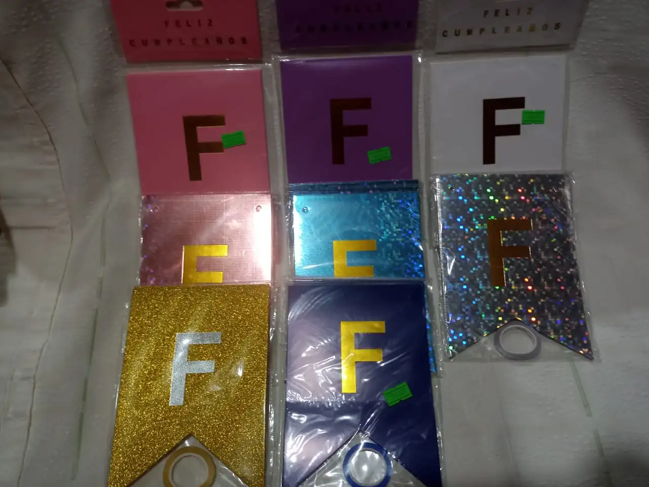 Banderines de feliz cumpleaños 