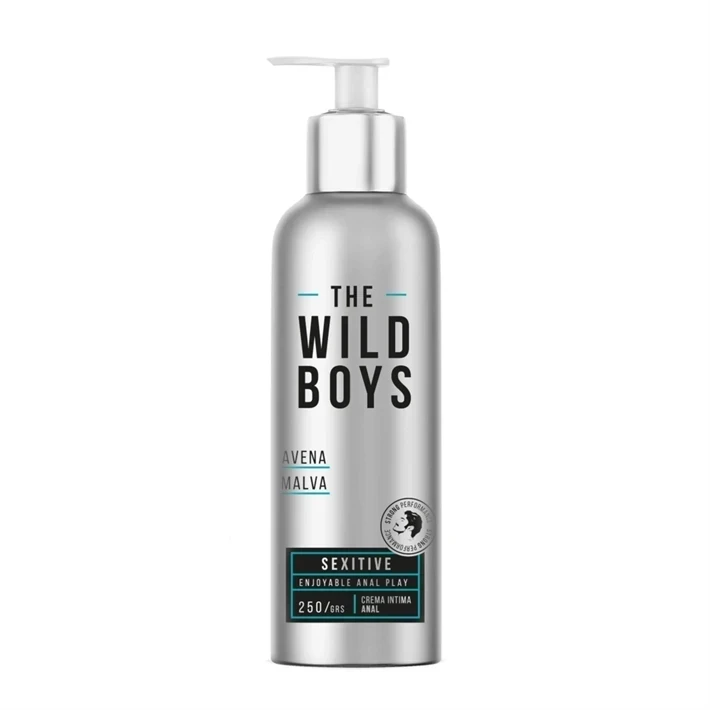 Lubricante anal con avena y malva The Wild Boys 250Gr.