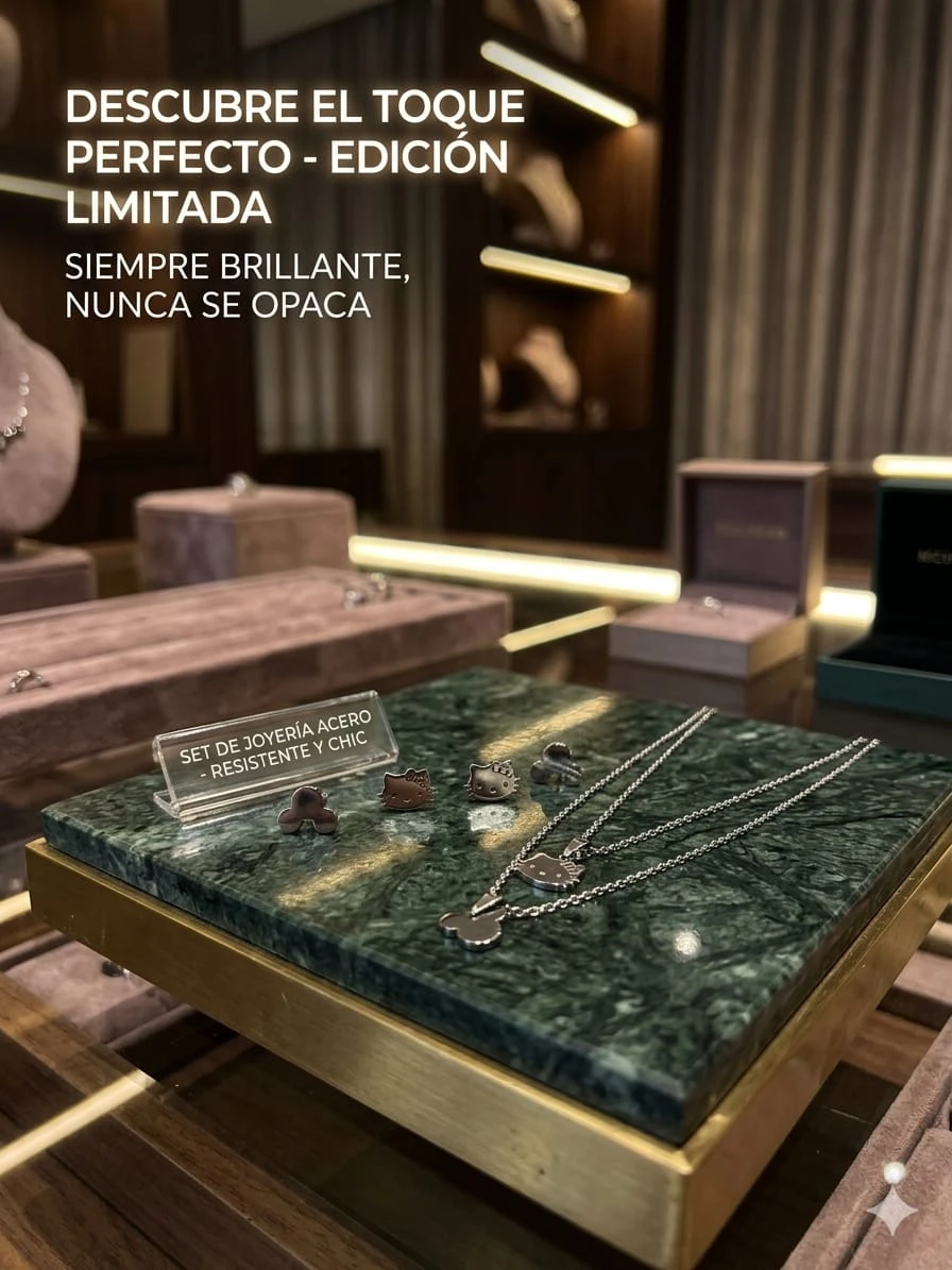 JUEGO DE DIJE CON ARETES 3