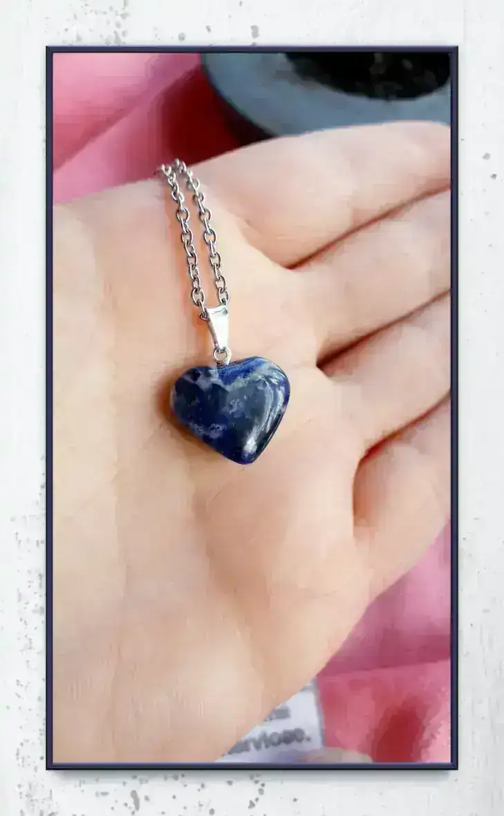Dije Ágata corazón 