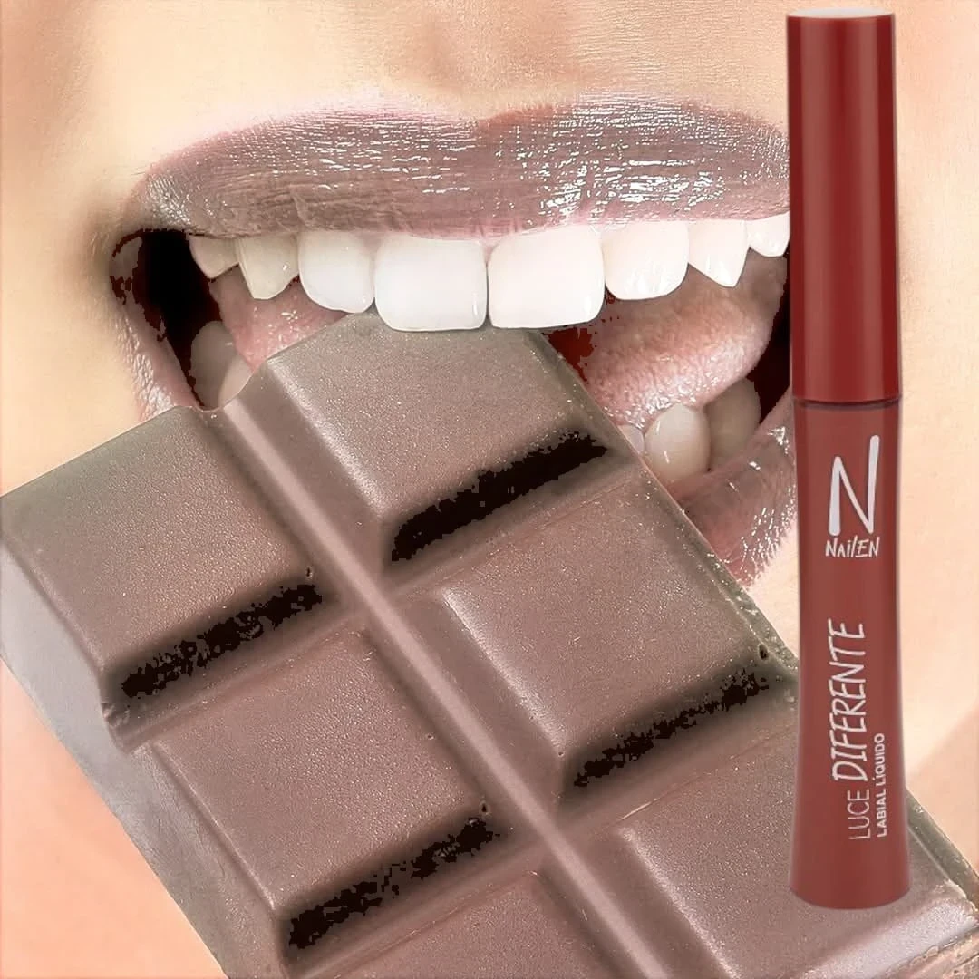 nailen labial liquido tono cacao