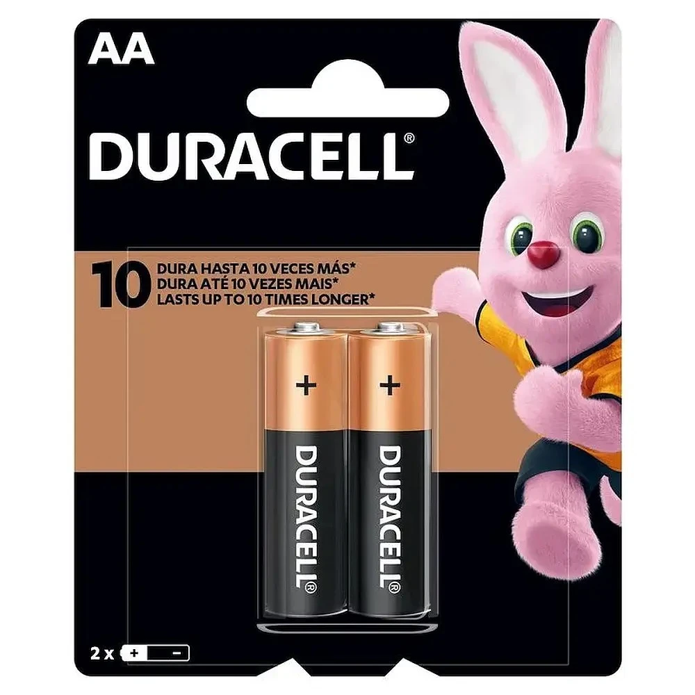 Pilas Duracell AA Alcalinas Pack de 2 Unidades | Electrónica Joma