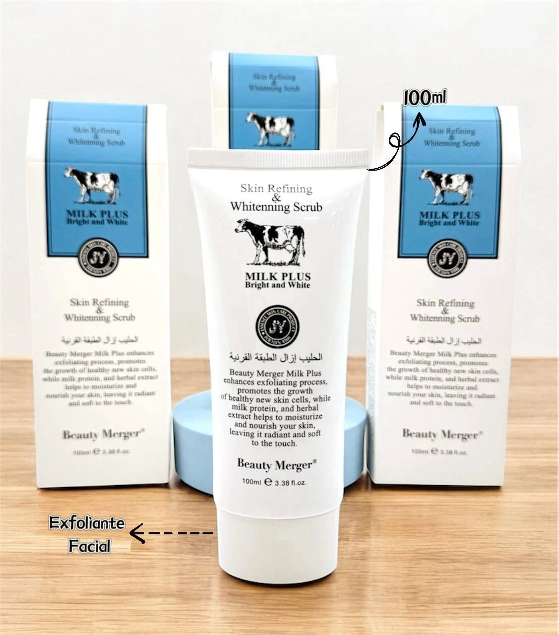 Exfoliante Facial Milk Plus – Beauty Merger 🥛✨