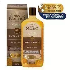 TIO NACHO CHAMPU X 415 ML ANTI-EDAD NUTRI Y BRILLO GENOMMA LAB