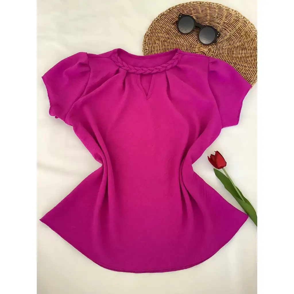Blusa Duna Gola Trançada  3