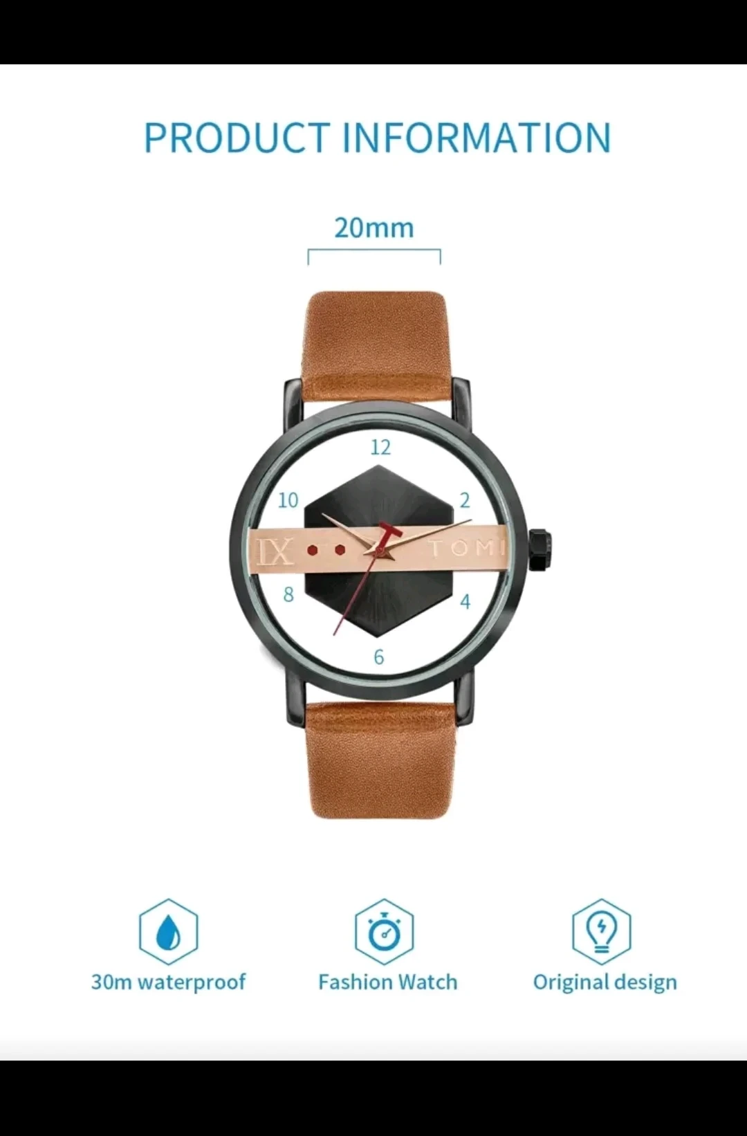 Reloj Tomi Original/ Edición: Crystal Core 5