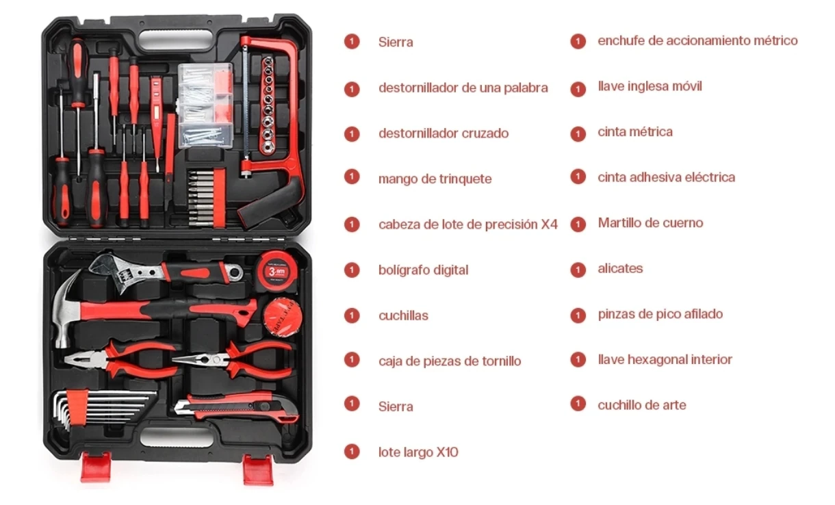 Maletin kit de herramientas 108 pcs Stardom 2