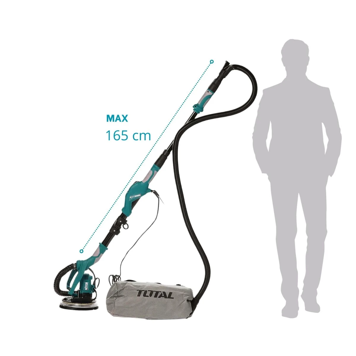 TWS10501 Lijadora de pared y techo drywall 1050w total 2