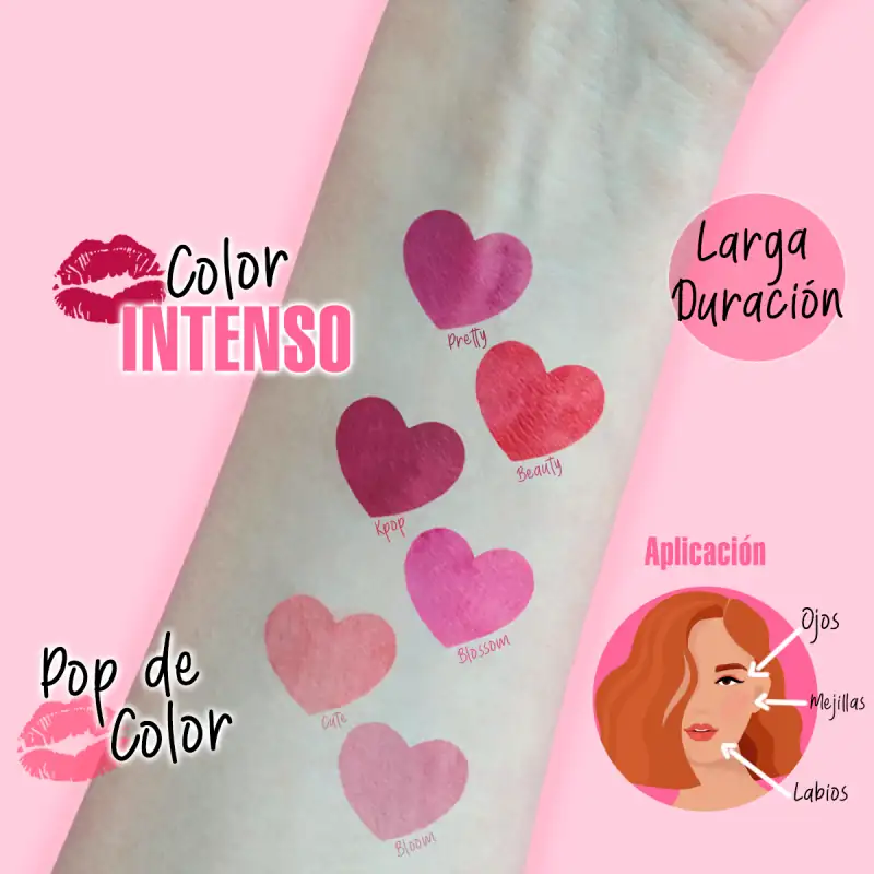 Kiss Lip Tint- Pink Up
