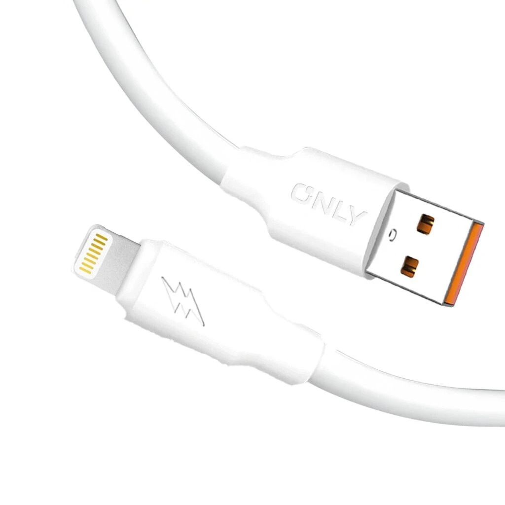 CABLE USB LIGHTNING "IPHONE" – ONLY – BLANCO 2