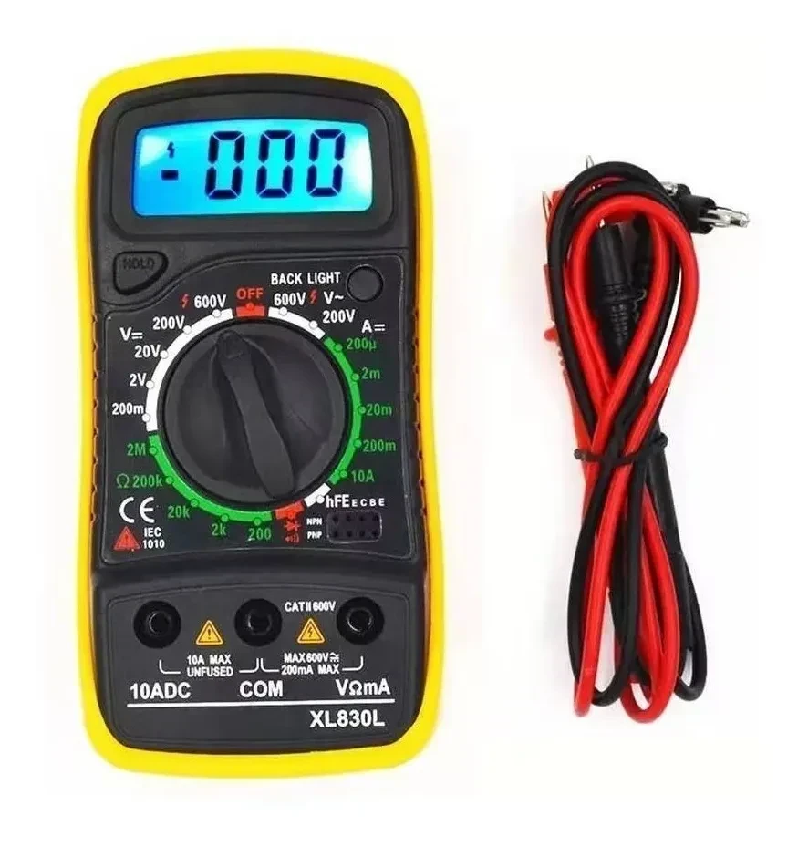 Tester Multimetro Digital Xl830l Voltímetro Medidor