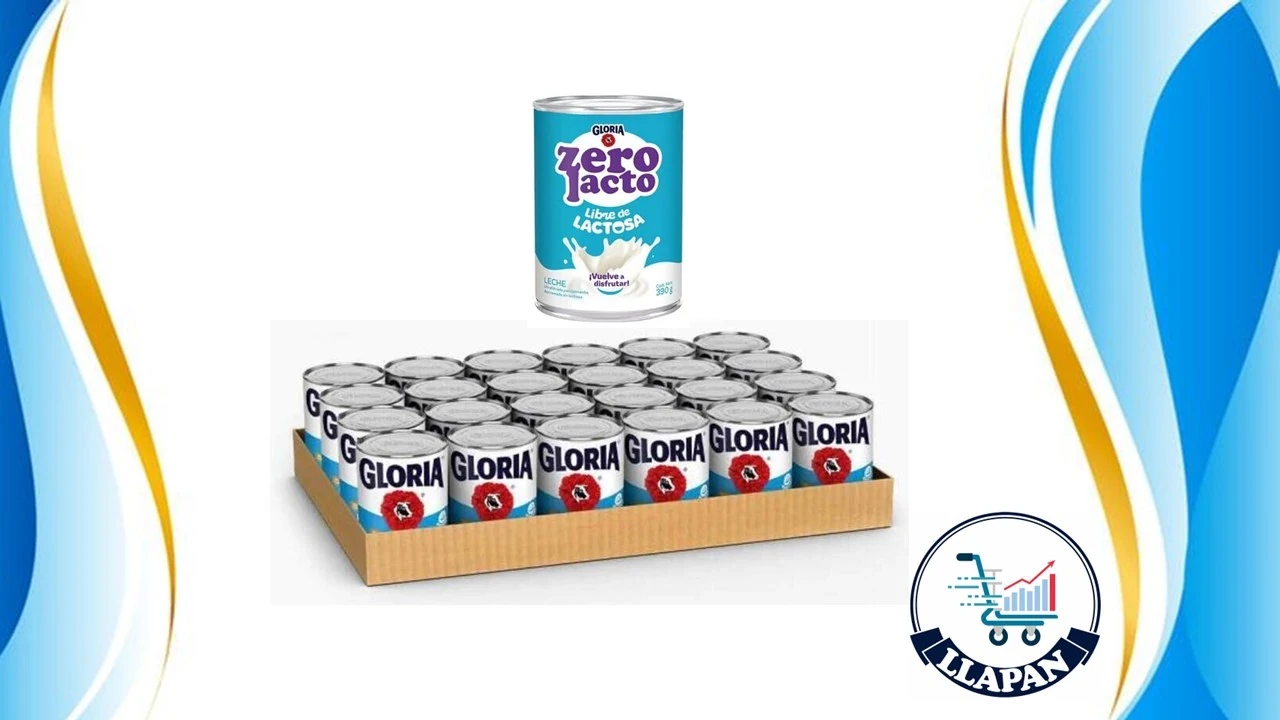 LECHE GLORIA ZERO LACTOSA 390 G