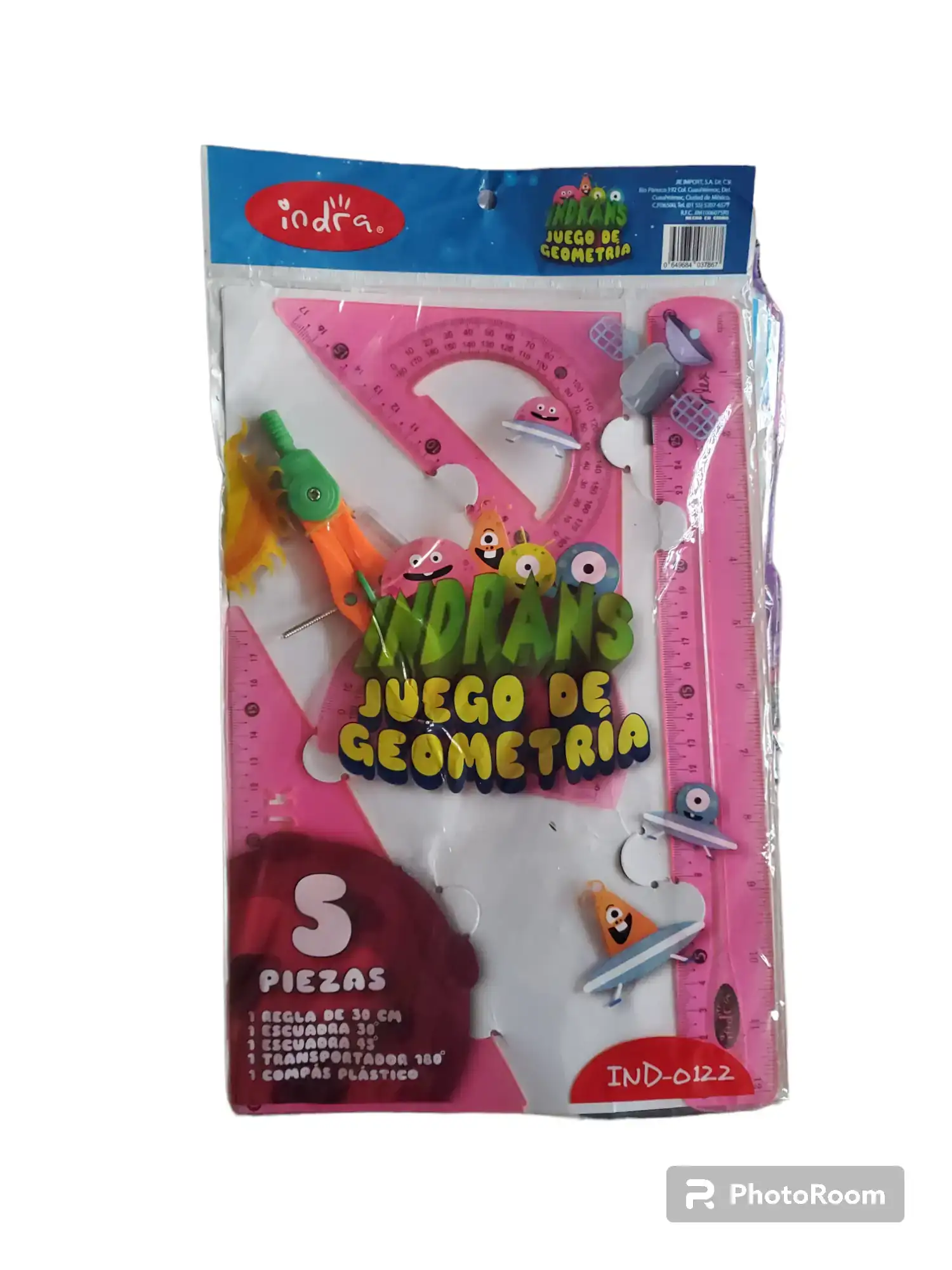 Juego geometrico baco flexible 7pzas 2