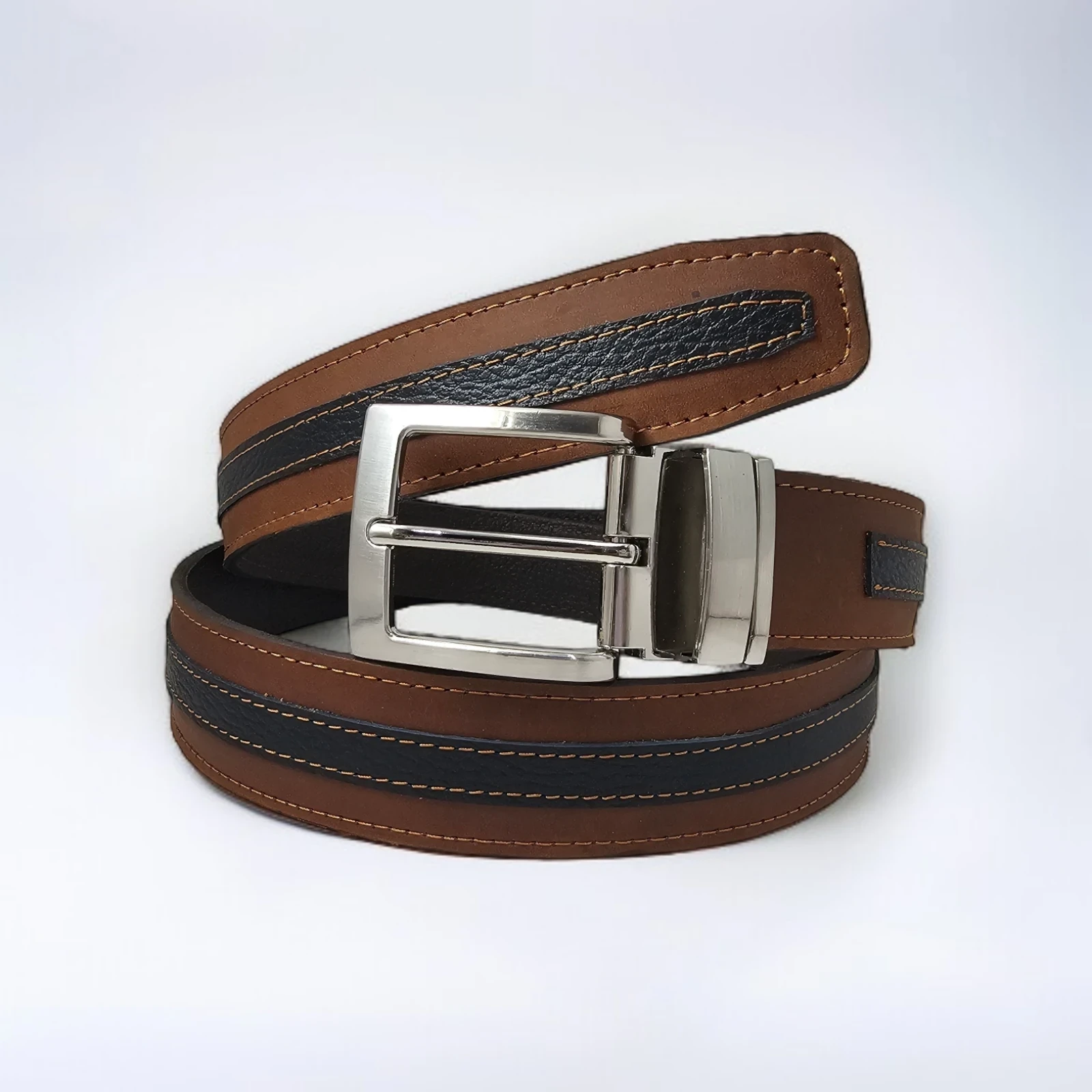 Cinturon ejecutivo 4 cm combinado  2
