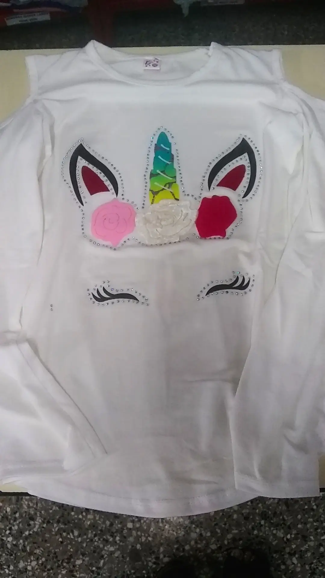 Remeras nena largas surtidas del 2 al 14  3