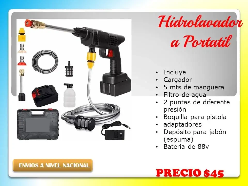 Hidrolavadora para carro