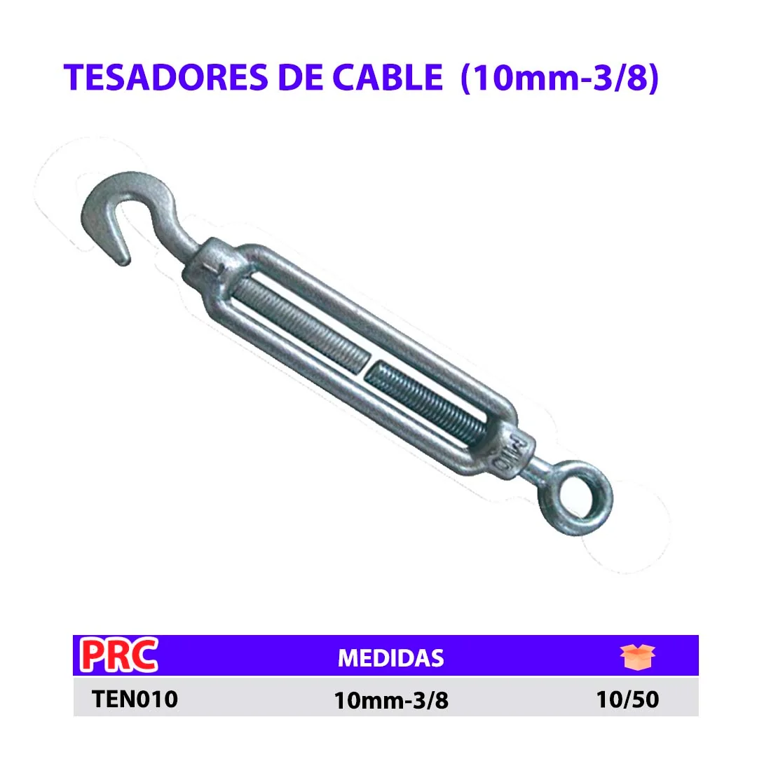 TESADORES (Tensores) DE CABLE M10-3/8