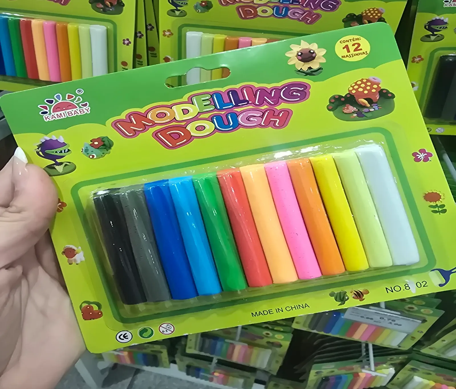 PLASTILINA X 12 CARTÓN