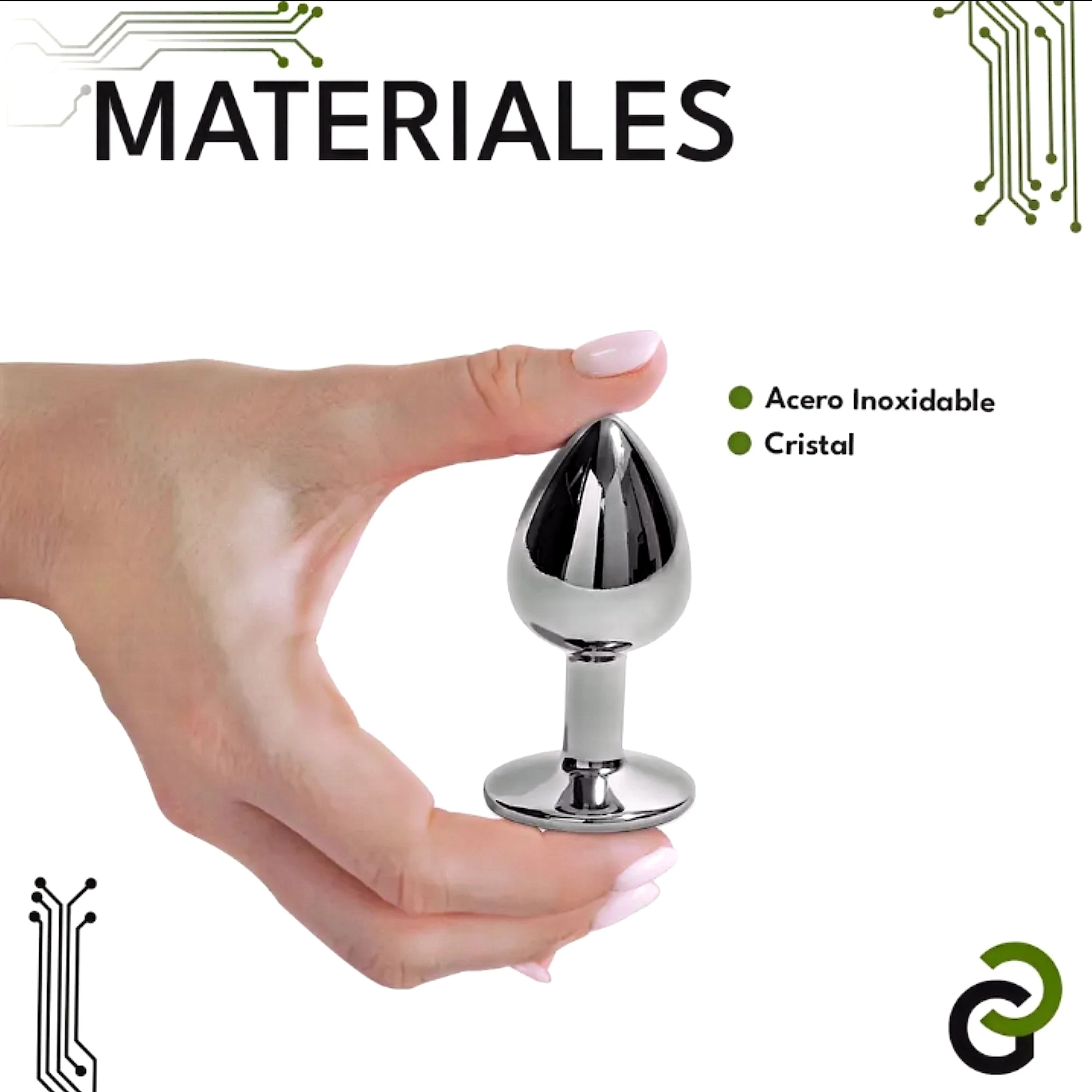 Plug Mediano Metalico 2